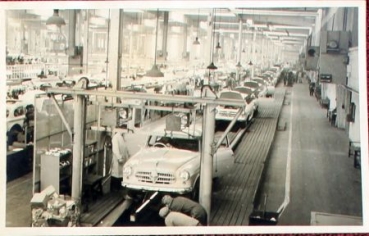 Borgward Isabella Assembly Line Production 1955 Factoryphoto (5742)